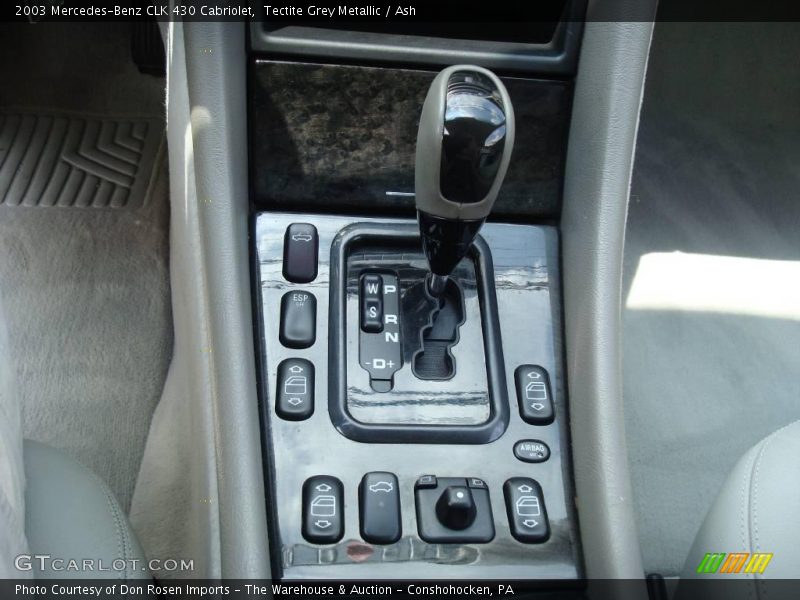Tectite Grey Metallic / Ash 2003 Mercedes-Benz CLK 430 Cabriolet