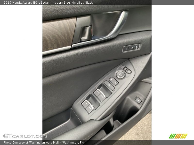 Modern Steel Metallic / Black 2019 Honda Accord EX-L Sedan