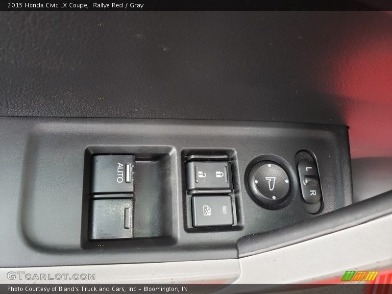 Rallye Red / Gray 2015 Honda Civic LX Coupe