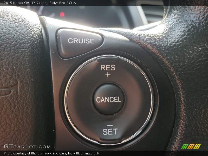 Rallye Red / Gray 2015 Honda Civic LX Coupe