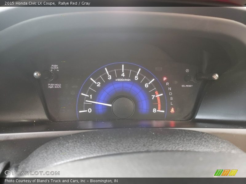 Rallye Red / Gray 2015 Honda Civic LX Coupe