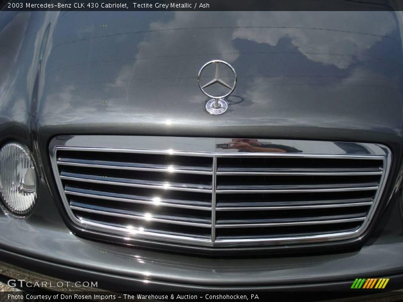 Tectite Grey Metallic / Ash 2003 Mercedes-Benz CLK 430 Cabriolet
