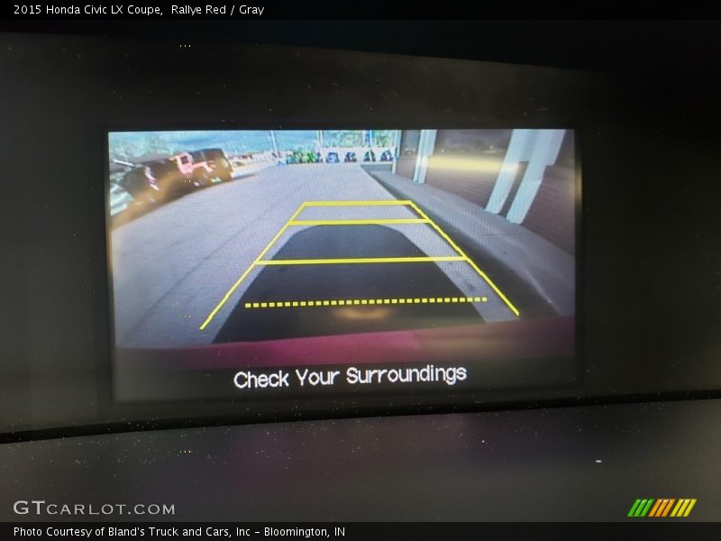 Rallye Red / Gray 2015 Honda Civic LX Coupe
