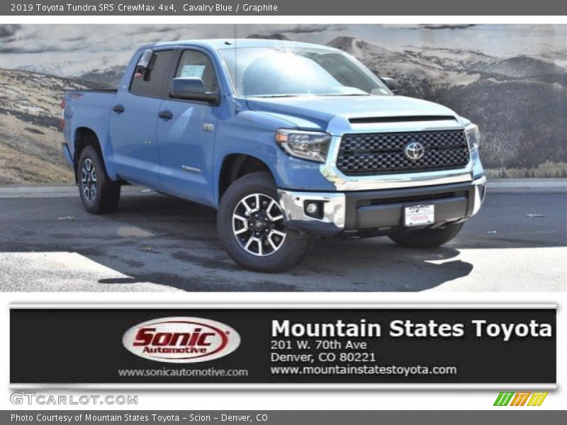 Cavalry Blue / Graphite 2019 Toyota Tundra SR5 CrewMax 4x4