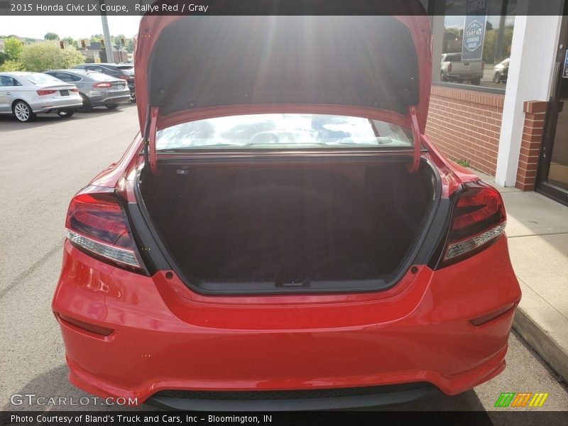 Rallye Red / Gray 2015 Honda Civic LX Coupe