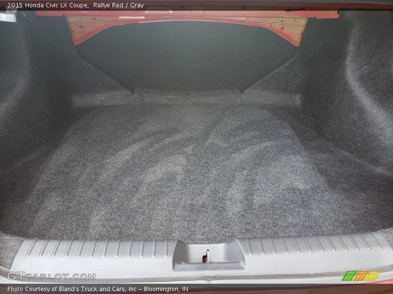 Rallye Red / Gray 2015 Honda Civic LX Coupe