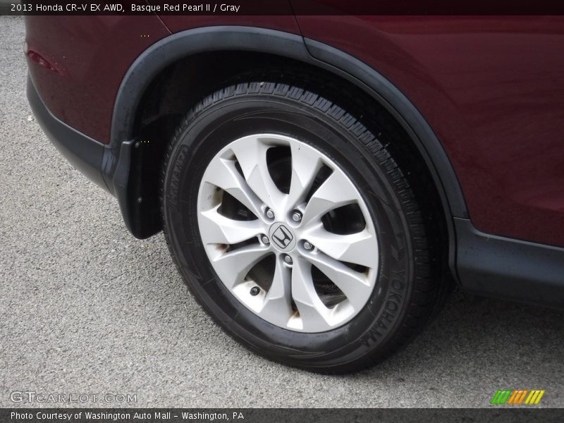 Basque Red Pearl II / Gray 2013 Honda CR-V EX AWD