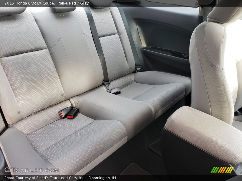 Rallye Red / Gray 2015 Honda Civic LX Coupe