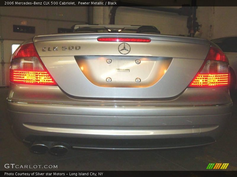 Pewter Metallic / Black 2006 Mercedes-Benz CLK 500 Cabriolet