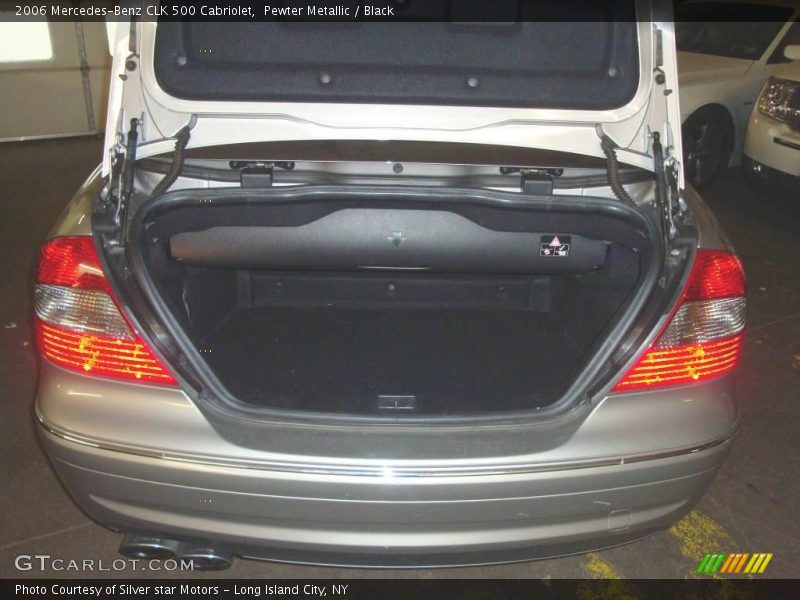 Pewter Metallic / Black 2006 Mercedes-Benz CLK 500 Cabriolet