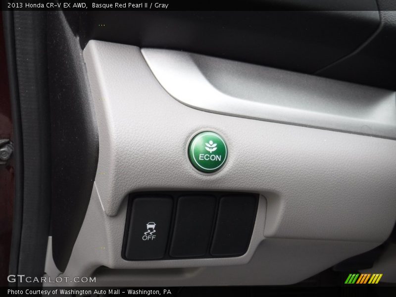 Basque Red Pearl II / Gray 2013 Honda CR-V EX AWD