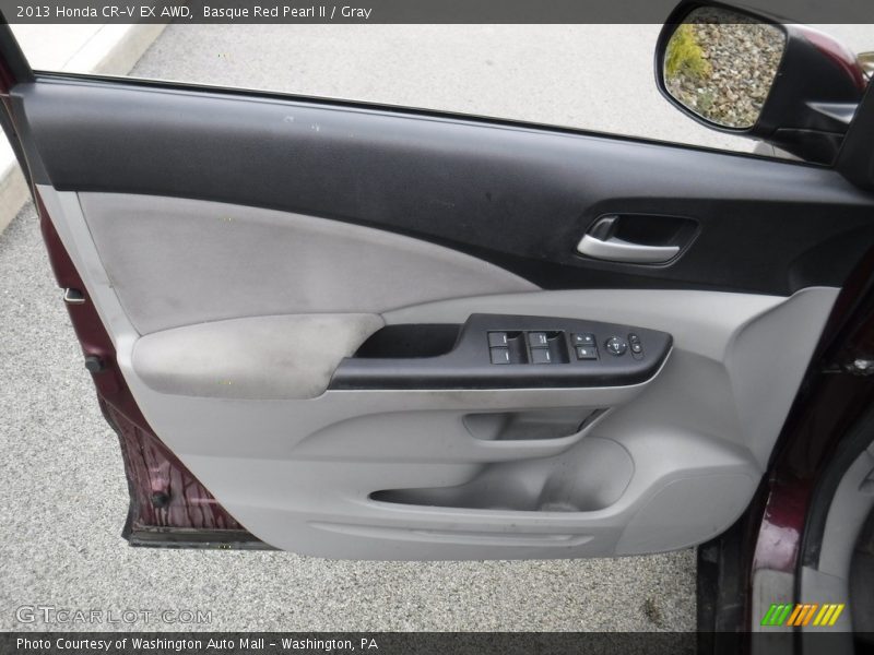 Basque Red Pearl II / Gray 2013 Honda CR-V EX AWD