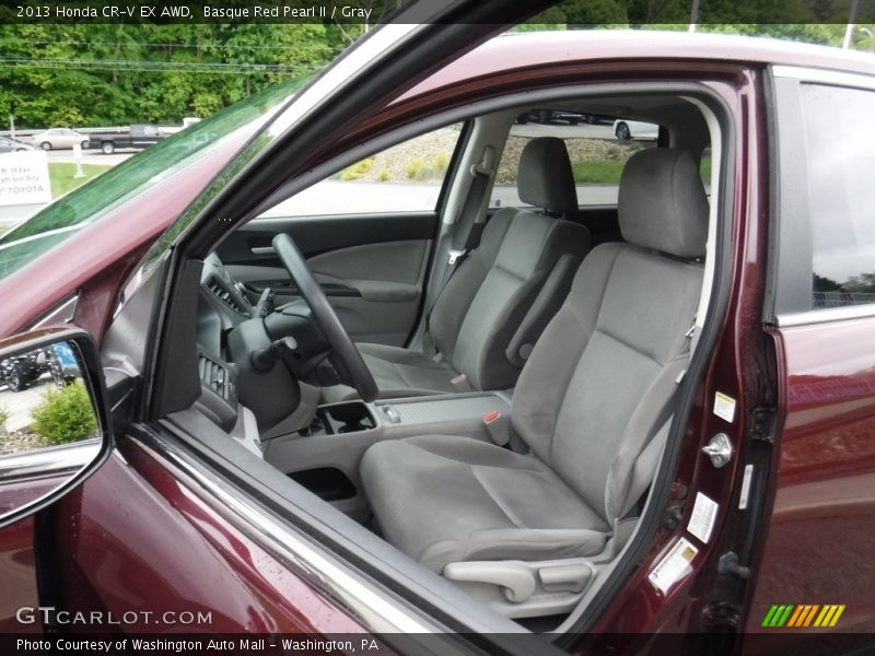 Basque Red Pearl II / Gray 2013 Honda CR-V EX AWD