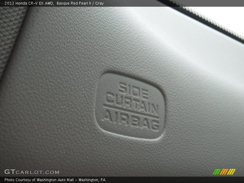Basque Red Pearl II / Gray 2013 Honda CR-V EX AWD