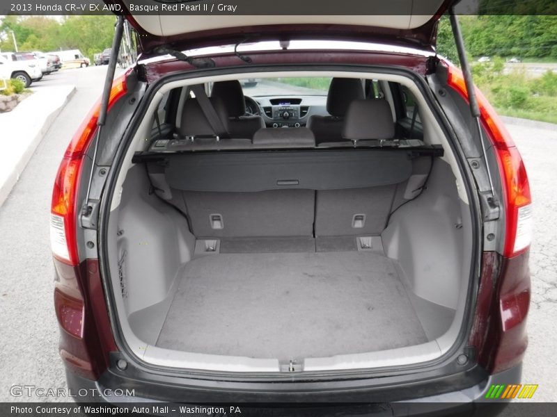 Basque Red Pearl II / Gray 2013 Honda CR-V EX AWD