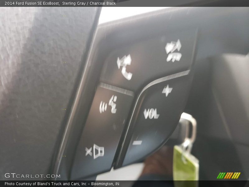 Sterling Gray / Charcoal Black 2014 Ford Fusion SE EcoBoost
