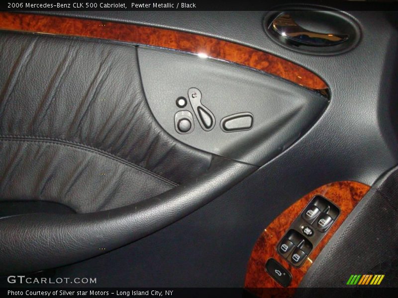 Pewter Metallic / Black 2006 Mercedes-Benz CLK 500 Cabriolet