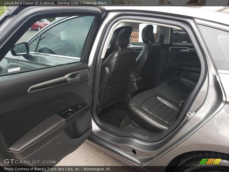 Sterling Gray / Charcoal Black 2014 Ford Fusion SE EcoBoost
