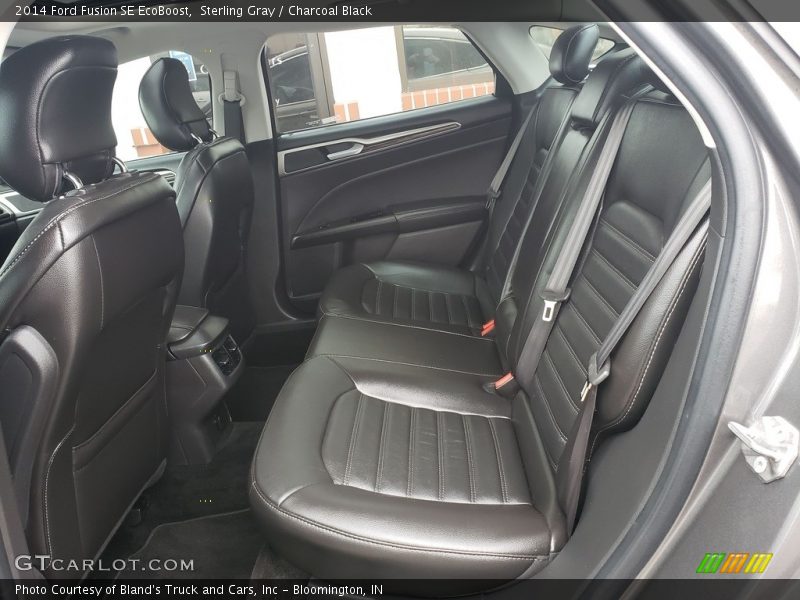 Sterling Gray / Charcoal Black 2014 Ford Fusion SE EcoBoost