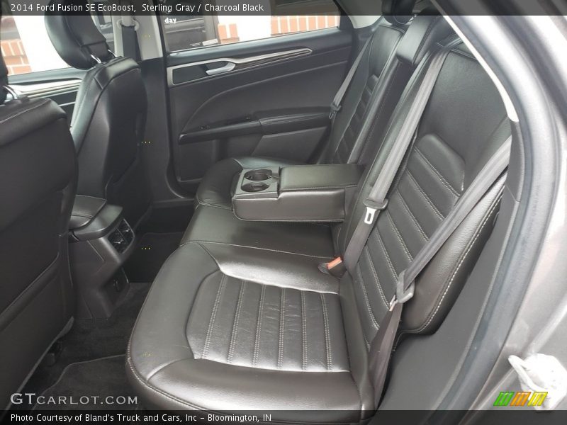 Sterling Gray / Charcoal Black 2014 Ford Fusion SE EcoBoost