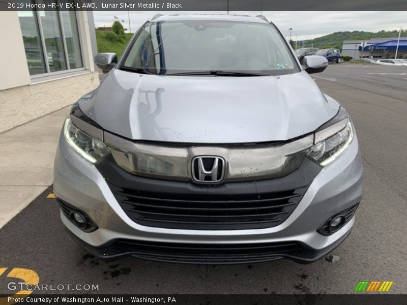 Lunar Silver Metallic / Black 2019 Honda HR-V EX-L AWD