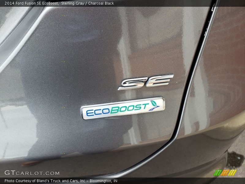 Sterling Gray / Charcoal Black 2014 Ford Fusion SE EcoBoost