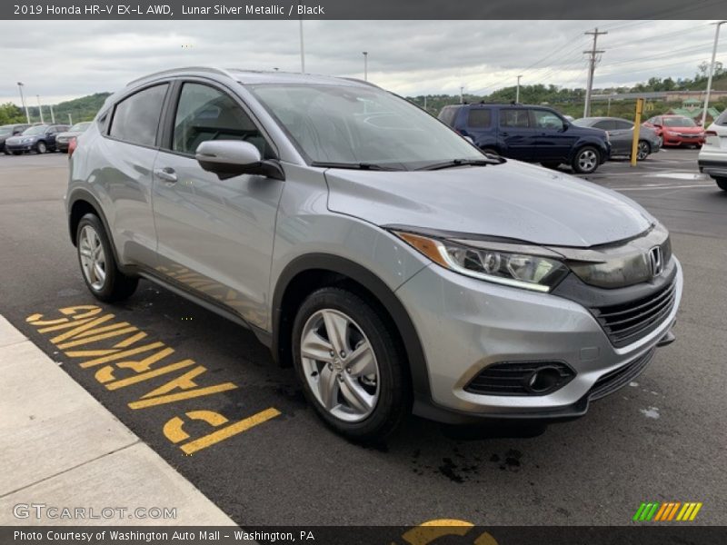 Lunar Silver Metallic / Black 2019 Honda HR-V EX-L AWD