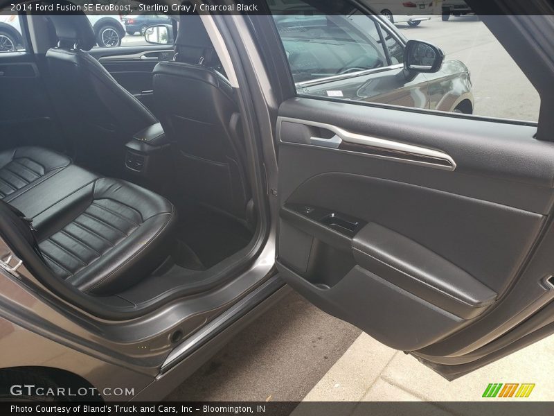 Sterling Gray / Charcoal Black 2014 Ford Fusion SE EcoBoost