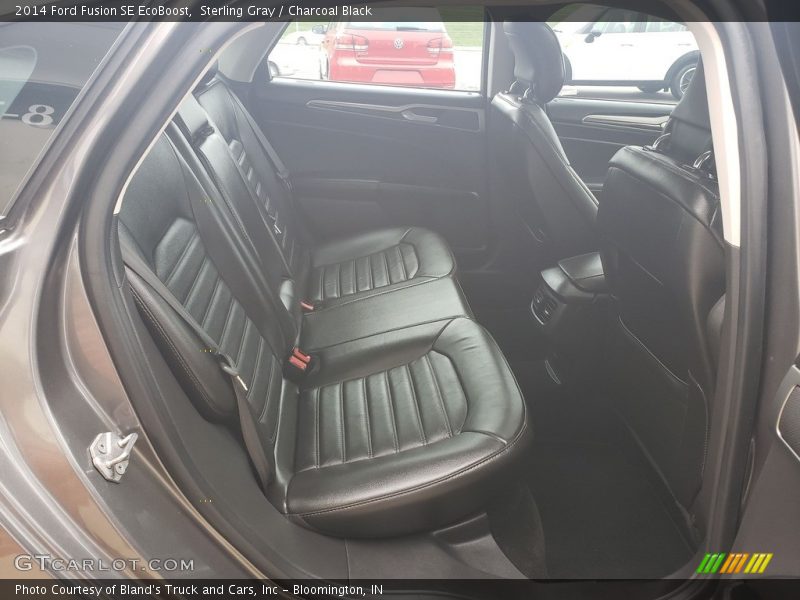 Sterling Gray / Charcoal Black 2014 Ford Fusion SE EcoBoost