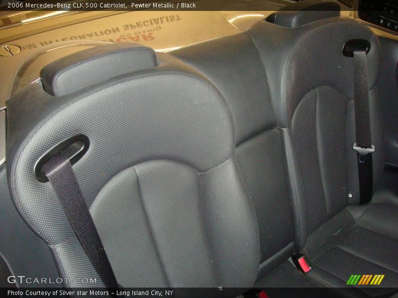 Pewter Metallic / Black 2006 Mercedes-Benz CLK 500 Cabriolet