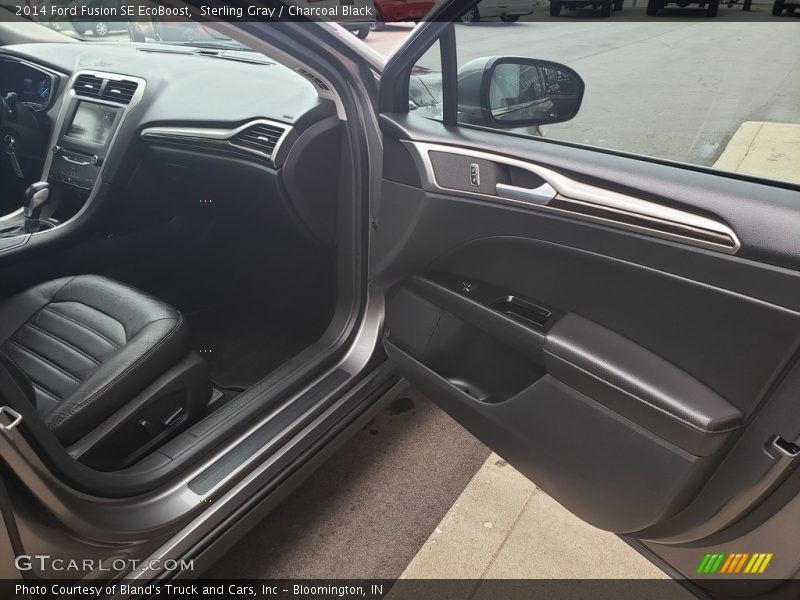 Sterling Gray / Charcoal Black 2014 Ford Fusion SE EcoBoost