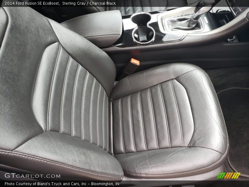 Sterling Gray / Charcoal Black 2014 Ford Fusion SE EcoBoost
