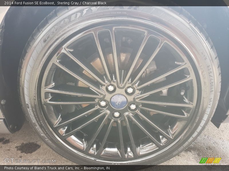 Sterling Gray / Charcoal Black 2014 Ford Fusion SE EcoBoost