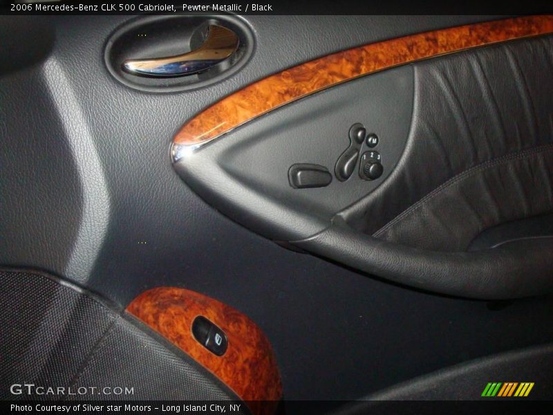Pewter Metallic / Black 2006 Mercedes-Benz CLK 500 Cabriolet