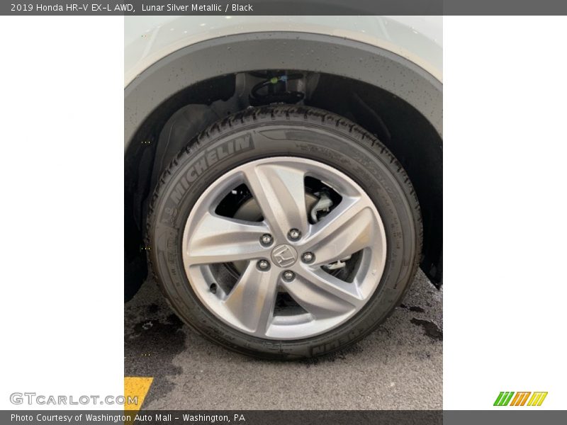 Lunar Silver Metallic / Black 2019 Honda HR-V EX-L AWD