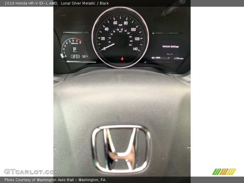 Lunar Silver Metallic / Black 2019 Honda HR-V EX-L AWD
