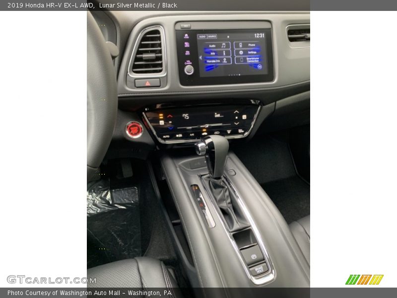Lunar Silver Metallic / Black 2019 Honda HR-V EX-L AWD
