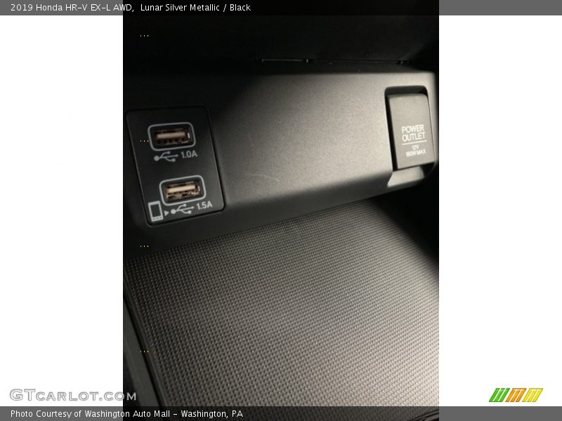 Lunar Silver Metallic / Black 2019 Honda HR-V EX-L AWD