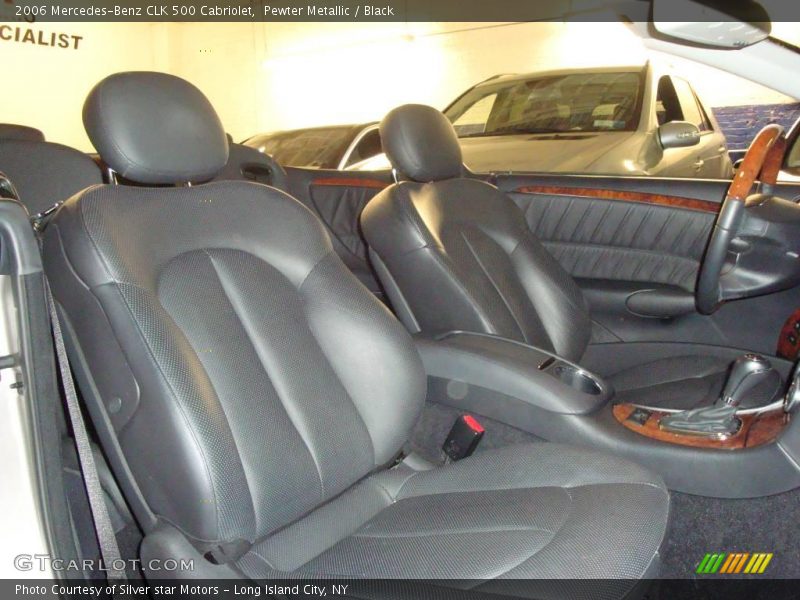 Pewter Metallic / Black 2006 Mercedes-Benz CLK 500 Cabriolet