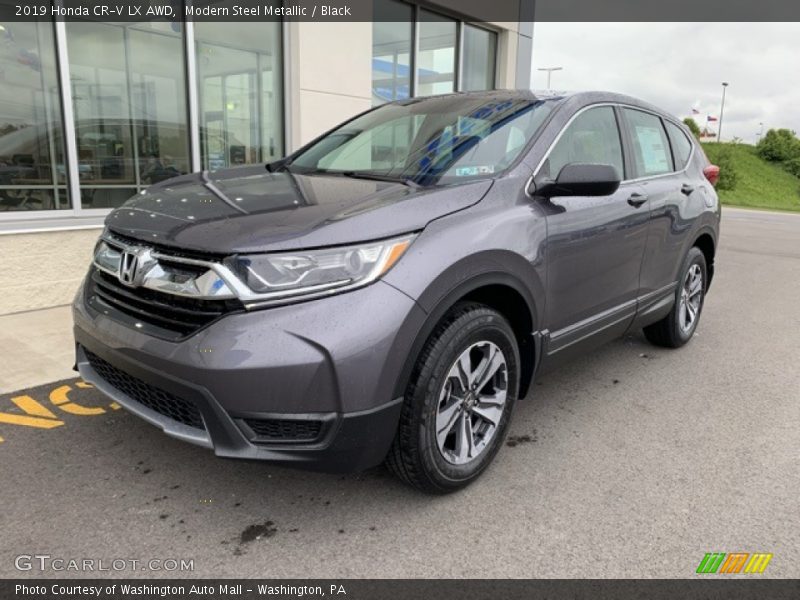Modern Steel Metallic / Black 2019 Honda CR-V LX AWD