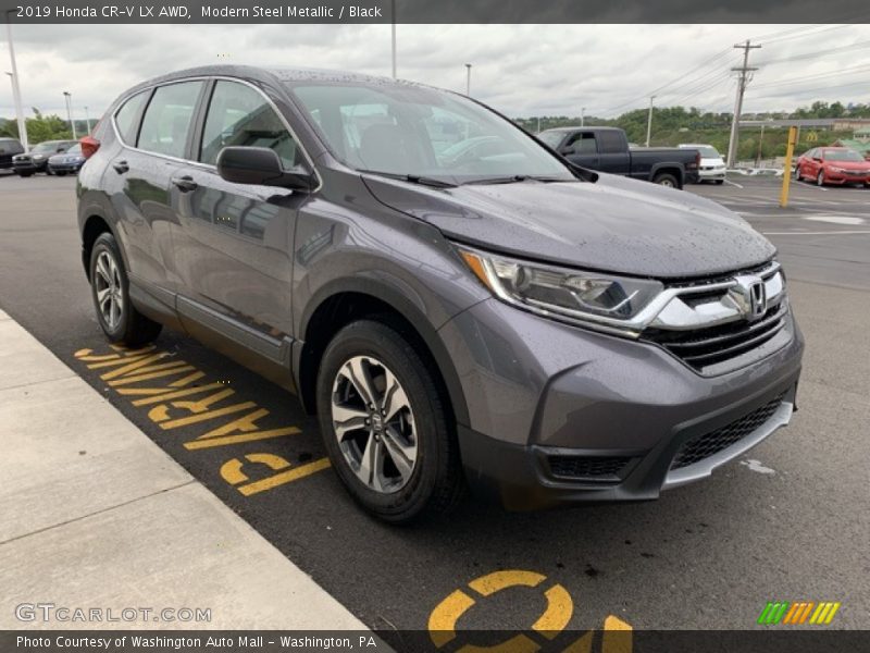Modern Steel Metallic / Black 2019 Honda CR-V LX AWD
