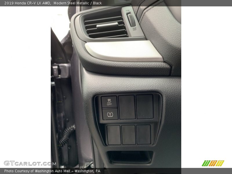 Modern Steel Metallic / Black 2019 Honda CR-V LX AWD