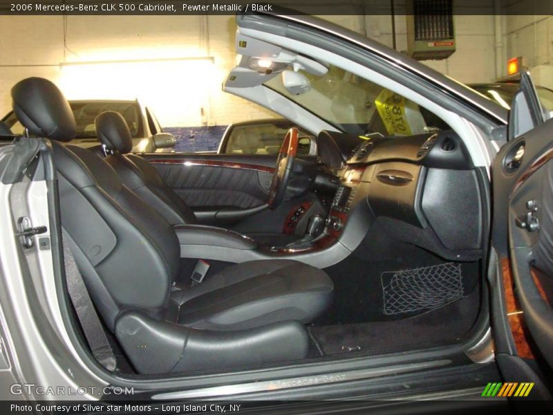 Pewter Metallic / Black 2006 Mercedes-Benz CLK 500 Cabriolet