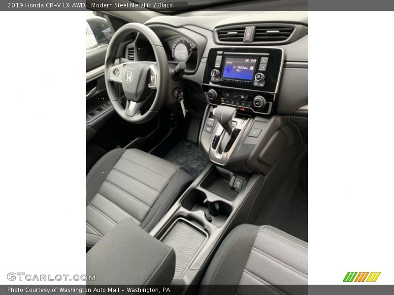 Modern Steel Metallic / Black 2019 Honda CR-V LX AWD