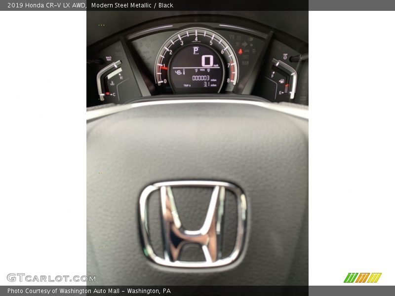 Modern Steel Metallic / Black 2019 Honda CR-V LX AWD