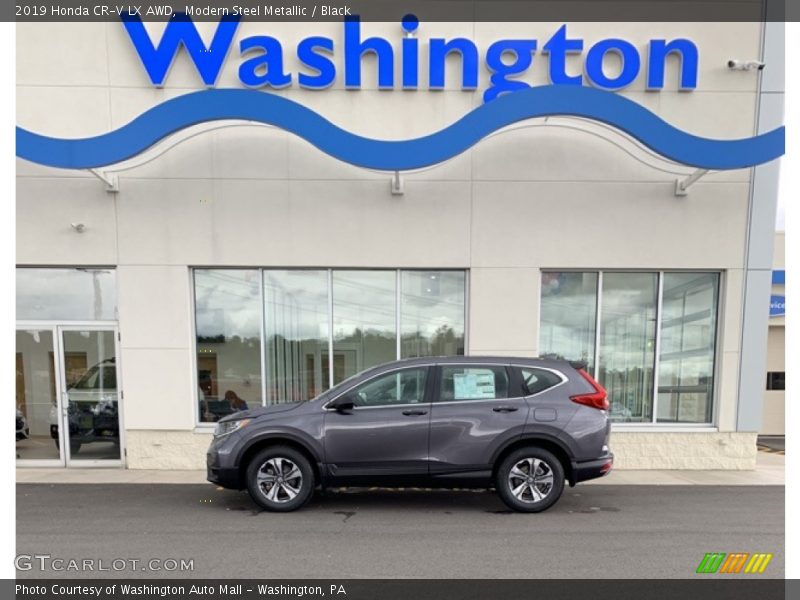 Modern Steel Metallic / Black 2019 Honda CR-V LX AWD