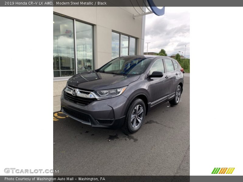 Modern Steel Metallic / Black 2019 Honda CR-V LX AWD