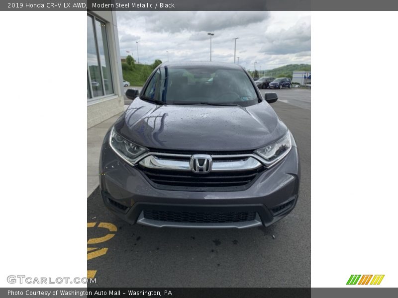 Modern Steel Metallic / Black 2019 Honda CR-V LX AWD
