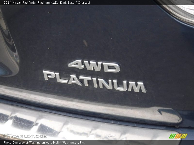 Dark Slate / Charcoal 2014 Nissan Pathfinder Platinum AWD