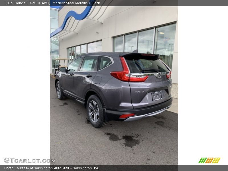 Modern Steel Metallic / Black 2019 Honda CR-V LX AWD
